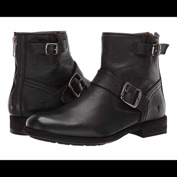 tyler engineer leather boot